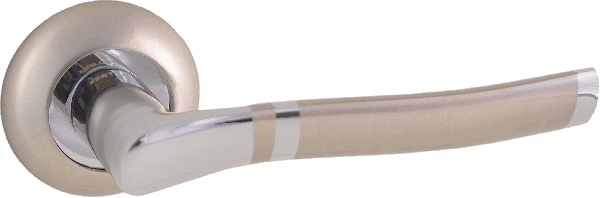 Ручка дверная, 5 серия F 531 SN/CP FERETTO